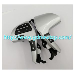 Toyota <b>Steering</b> <b>Wheel</b> Audio Visual <b>Switch</b> NT-P-2113 Silver 380mm ABSPC Material - Product Image 3
