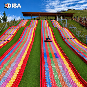Manèges non motorisés pour tous les âges : Toboggan tubulaire arc-en-ciel pour parcs écologiques et stations touristiques - Product Image 3