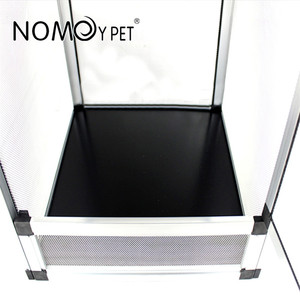 Umwelt freundliche Regenwald-Reptilien tanks Atmungsaktives Metall-Terrarium Aluminium-Sieb käfig Massivmuster-Kunststoffschalen-Paletten typ - Product Image 5