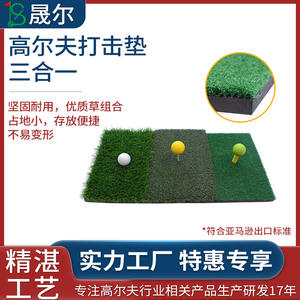 Tapis de golf Golfnat 3 en 1, 30x60 cm, gazon artificiel EVA pour entraînement de swing, pour les sports de golf - Product Image 5