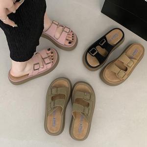 Ciabatte con suola spessa nuove <span class=keywords><strong>pantofole</strong></span> <span class=keywords><strong>rosa</strong></span> da donna estive all'aperto - Product Image 5