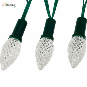 مقاوم للماء في الهواء الطلق عيد الميلاد 12 فولت 24 فولت 12 WS2811 C7 <span class=keywords><strong>C9</strong></span> Rgb بكسل عيد الميلاد 50 <span class=keywords><strong>Led</strong></span> ضوء سلسلة - Product Image 2