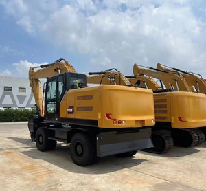 Excavatrice sur pneus SY215W de 20 tonnes et 21 tonnes, <span class=keywords><strong>action</strong></span> rapide et vitesse élevée, dernière pelle avec climatisation - Product Image 4