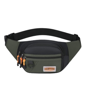 Men's Chest Bag Oxford Cloth Gray Black Multi Layer Fashionable For Sports Commuting - Product Image 4