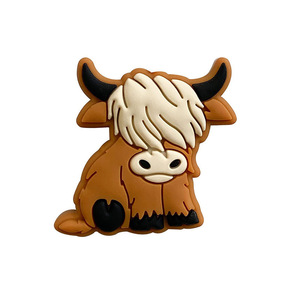 Two-Color Cow-Shaped <b>Silicone</b> <b>Beads</b> Loose Jewelry Accessories DIY Handmade Material Kit for Baby 0-24M with Totem Logo - Product Image 5
