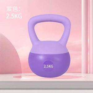 Jaosn Women's Eco-Friendly Portable Home Gym Soft Kettlebell-Rubber-Coated Adjustable Weight Ergonomic Grip for <b>Strength</b> - Product Image 4
