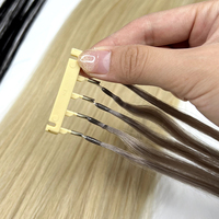 Extensions capillaires 6D sans dommages, 2e génération, 100 % cheveux humains vierges Remy, noir naturel, 16-24 pouces, vente en gros d'usine pour stylistes