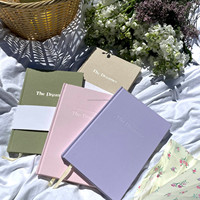 Impression personnalisée couleur lin inspiré manifeste maître affirmation capturer des idées pensées rêveur Journal planificateur