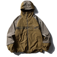 Vestes bomber légères à rayures camouflage coupe-vent à capuche, vestes techniques de randonnée pour hommes, veste de performance pour activités de plein air personnalisée