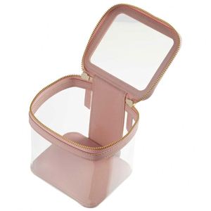 <b>Travel</b> Washing and Makeup Storage <b>Clear</b> Tpu Toiletry Organizer Custom Logo Pu Leather Cosmetic <b>Bag</b> Ladies - Product Image 1
