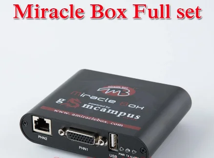 original Miracle Box Full set Miracle box with Miracle Dongle + UMF All Boot cable