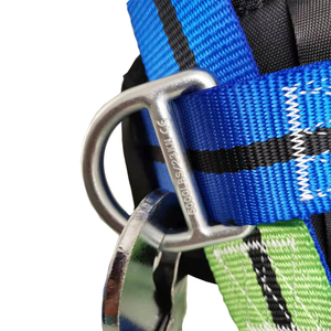 Nova Chegada Full Body Safety <span class=keywords><strong>Harness</strong></span> Belt 5 Pontos Ajustável Super Light para Escadas Proteção Queda - Product Image 5