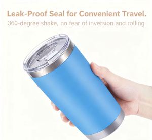 20oz Eco-Friendly Camping Insulated Stainless Steel Double Wall Travel <b>Thermos</b> Coffee Tumbler Lid Custom Logo Printed Vacuum - Product Image 3