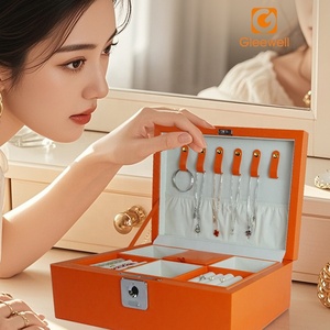 Xuyên biên giới bán buôn cao cấp thông minh lưu trữ đồ trang sức hộp đa kịch bản áp dụng công suất lớn vân tay khóa thông minh - Product Image 1