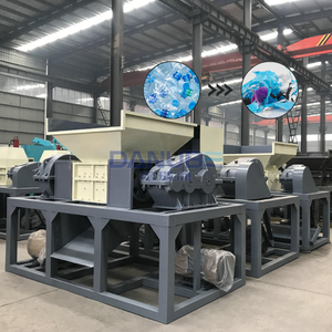 Automatic Garbage Waste <b>Tyre</b> and Plastic Shredder <b>Tyre</b> Rubber Crusher Plastic Crushing <b>Machine</b> - Product Image 1