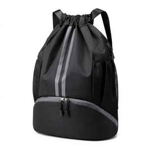 Mochila deportiva personalizada resistente al agua Yoga <span class=keywords><strong>Gymsack</strong></span> Travel Soft Compact Training <span class=keywords><strong>Gymsack</strong></span> Mochila con cordón - Product Image 2