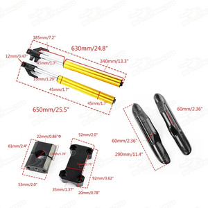 Kit de abrazadera triple de horquilla delantera para bicicletas eléctricas de 2 tiempos 47cc 49cc Mini Dirt Bike Minimoto <span class=keywords><strong>Motocross</strong></span> - Product Image 2