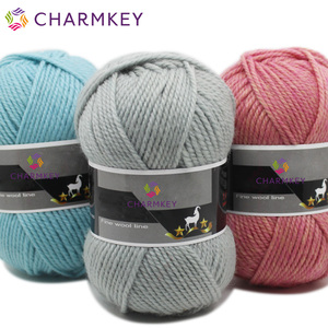 Gros tricot épais 100g 80% Acrylique 20% <span class=keywords><strong>laine</strong></span> mélangée fil pour pulls et couverture pour bébé - Product Image 3