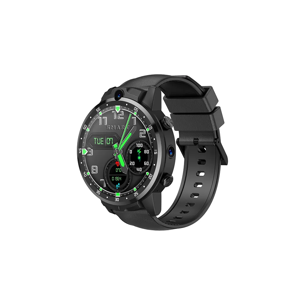 Android 8.1 GPS 4G 64GB Smart Watch Phone con fotocamera da 5mp SIM Card doppio schermo da 1.6 pollici MX44 4G GPS WIFI Sport Smart Watch