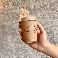 Gobelet à café à double paroi personnalisé, imprimé, jetable, écologique, biodégradable, recyclable, en papier de qualité alimentaire