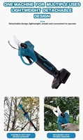Ensemble de ciseaux de scie à chaîne électrique sans fil de haute qualité de 6 pouces outils électriques de bricolage pour une utilisation de jardin industriel scie à bois à piles