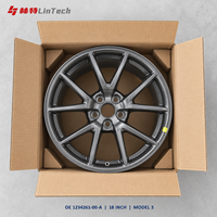 Jante en alliage de remplacement OEM LinTech 1234261-00-A Gris 18X8.5J ET40 pour Tesla Model 3 Standard Long Range Pièces EV