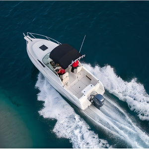 Barca <span class=keywords><strong>da</strong></span> Pesca Cabinata in Vetroresina <span class=keywords><strong>da</strong></span> 4,9m con Tendalino Bimini e Vasca Refrigerante per la Pesca in <span class=keywords><strong>Mare</strong></span> e il Tempo Libero - Product Image 3