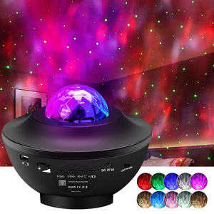 Dreamy Laser Aurora Star Projector Aurora Starlight Projector Dj Party Indoor Disco Light with Enhanced <strong>Speaker</strong> - Product Image 3