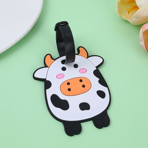 Etiquetas de Equipaje de Resina PVC con Dibujos Animados, Colgantes Creativos para Maletas con Forma de Animales, Etiquetas de Identificación Antipérdida para Tarjetas de Embarque - Product Image 2