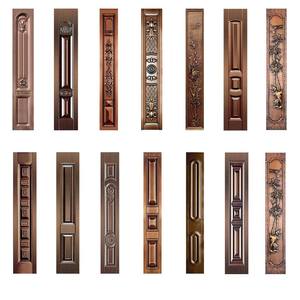 Plaque de porte décorative en acier inoxydable 304 de style européen moderne, grande, gaufrée, étanche, pour extérieur, écoles, commerces et villas - Product Image 6