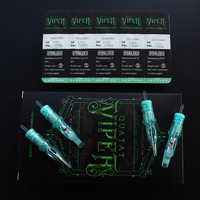 Cartouches d'aiguilles VIPER vertes pour PMU 035, cartouches de tatouage, cartuchos de tatouage