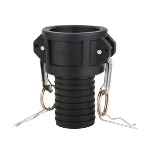 12\"-4\" Inch PP Camlock Quick Coupling Type C Plastic Adapter for IBC Tank/IBC Container with round Head OEM & ODM Supported