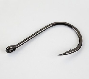Hameçons de pêche offset <span class=keywords><strong>Chinu</strong></span> noirs en gros, en acier à haute teneur en carbone, pour la pêche en mer, pour gros gibier, hameçons simples pour leurres. - Product Image 4