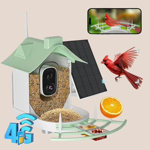 Ngoài trời Bird Feeder với HD Camera năng lượng mặt trời powered và thời tiết kháng nhà ở ai công nghệ với tầm nhìn ban đêm cho 24/7 - Product Image 6