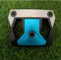 Tête de putter de golf mallet OEM à faible équilibre pour droitier, face pressée à chaud à couple nul, en acier inoxydable, avec grip en caoutchouc étanche, type wedge