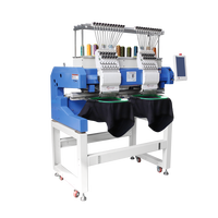 Nouvelle machine à broder à double tête ZHIYU de haute qualité professionnelle, 400*450 mm, pour usage domestique, motorisée automatique, 1000 tr/min