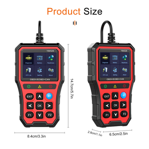 Scanner Diagnostico OBD2 Podofo con Schermo IPS da 2.8'', App Remota e Strumento OTA DTC per VW/<span class=keywords><strong>BMW</strong></span>/Porsche/Toyota/Ford/Nissan/Hyundai dal 1996 - Product Image 6
