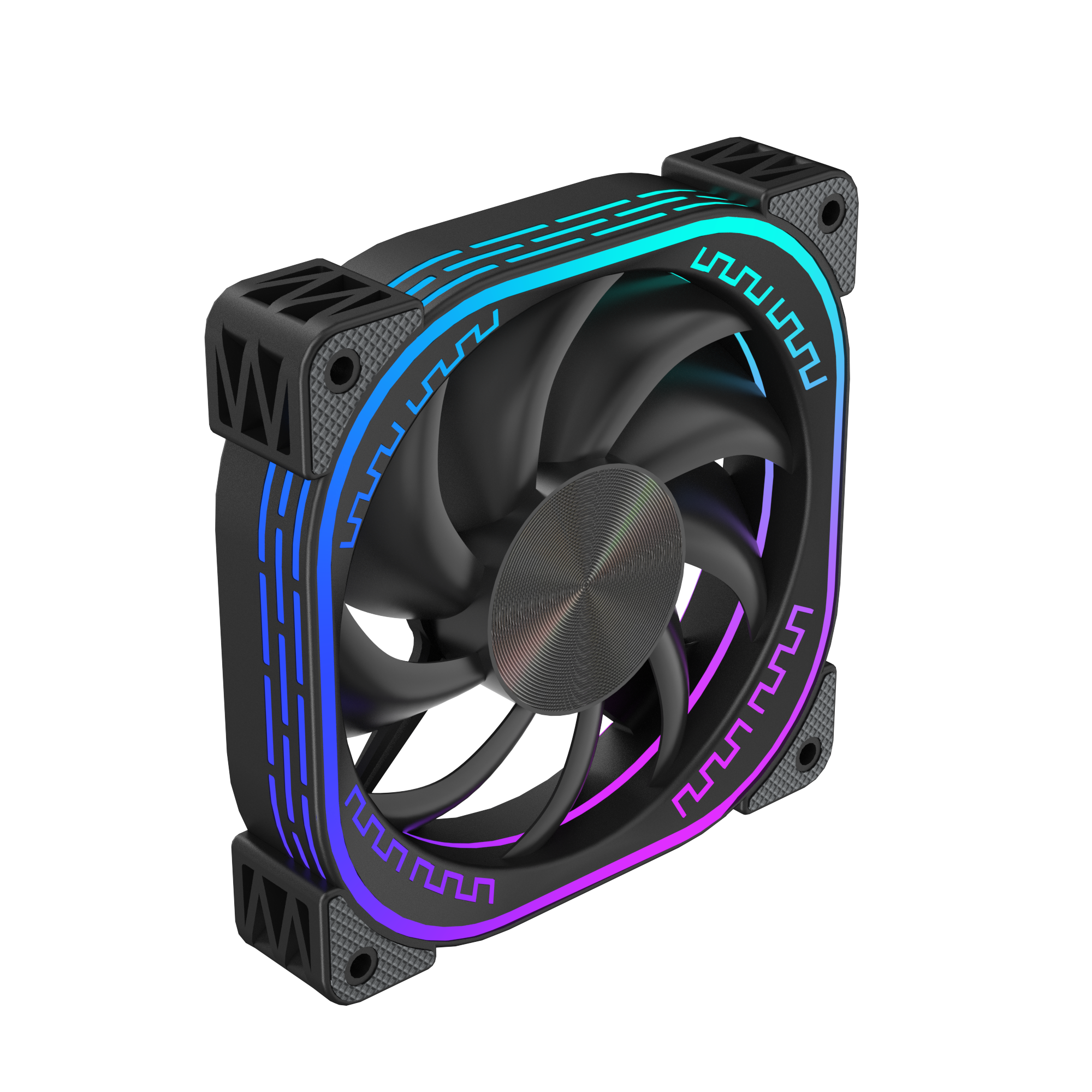 Dos Fan Set-Negro