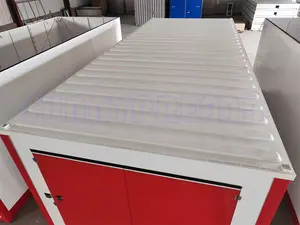 Materiale d'acciaio saldato contenitore prefabbricato stoccaggio self storage assemblare contenitore mobile pieghevole impilabile stoccaggio portatile