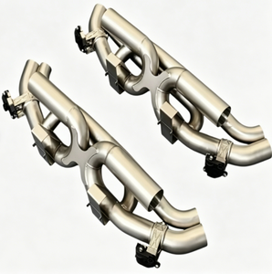 Tuyau d'échappement AsiaLink haute performance à finition lisse pour <span class=keywords><strong>Porsche</strong></span> <span class=keywords><strong>911</strong></span> 992 3.0T, échappement Catback avec soupape en acier inoxydable 304 - Product Image 4