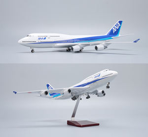 Collection de décoration de bureau, cadeau, modèle d'<span class=keywords><strong>avion</strong></span> ANA Boeing 747, modèle d'<span class=keywords><strong>avion</strong></span> à l'échelle - Product Image 2