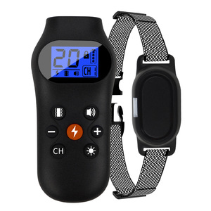 Multi Function Remote <b>Controlled</b> Electric Shock Collar Digital Display Rechargeable Waterproof Dog Training Device <b>Bark</b> - Product Image 1