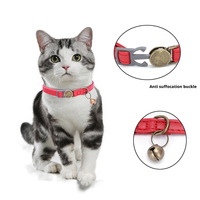 Retro Hundehalsband aus PU-Leder, Gravierbare Metallschnalle, Verstellbares Haustierhalsband für Kleine und Mittlere Hunde