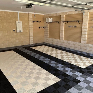 Dalles de sol emboîtables pour garage - Tapis de sol multifonctionnel pour lavage de voitures et atelier, <span class=keywords><strong>dalle</strong></span> de sol robuste - Product Image 6