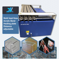 Machine de pliage à chaud JX AUTO CNC pour feuilles de plastique PMMA, PVC, PP, PE, PC, PET, acrylique, 1000 mm, 1300 mm