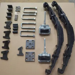 Kits de suspension de ressort à lames de remorque Pièces de suspension d'essieu de remorque flexibles
