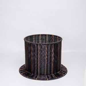 XH Kitty Ball Cat <span class=keywords><strong>Bed</strong></span> Cave Claw-Proof Faux Rattan <span class=keywords><strong>Dog</strong></span> muebles de lujo lavable cojín reemplazable fácil de limpiar jaulas para mascotas - Product Image 2