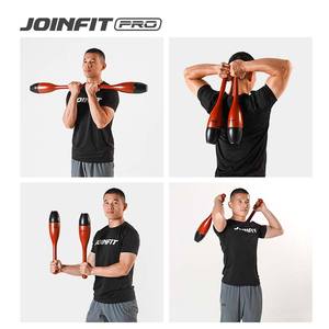 Peso esercizio della forza di allenamento campanello club in legno indiano 1LB 2LB - Product Image 6