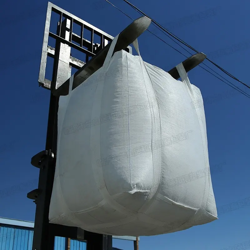 Commercio all'ingrosso di alta qualità 1000 Kg Big PP Jumbo FIBC 1.5 Ton Cement Bag 1000 Kg PP Big Bags