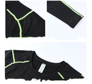 Men's Summer Lightweight Sportswear High Stretch Breathable Long Sleeve T-Shirt &amp; Quick Dry Fitness Tights for Sports Training - Product Image 6